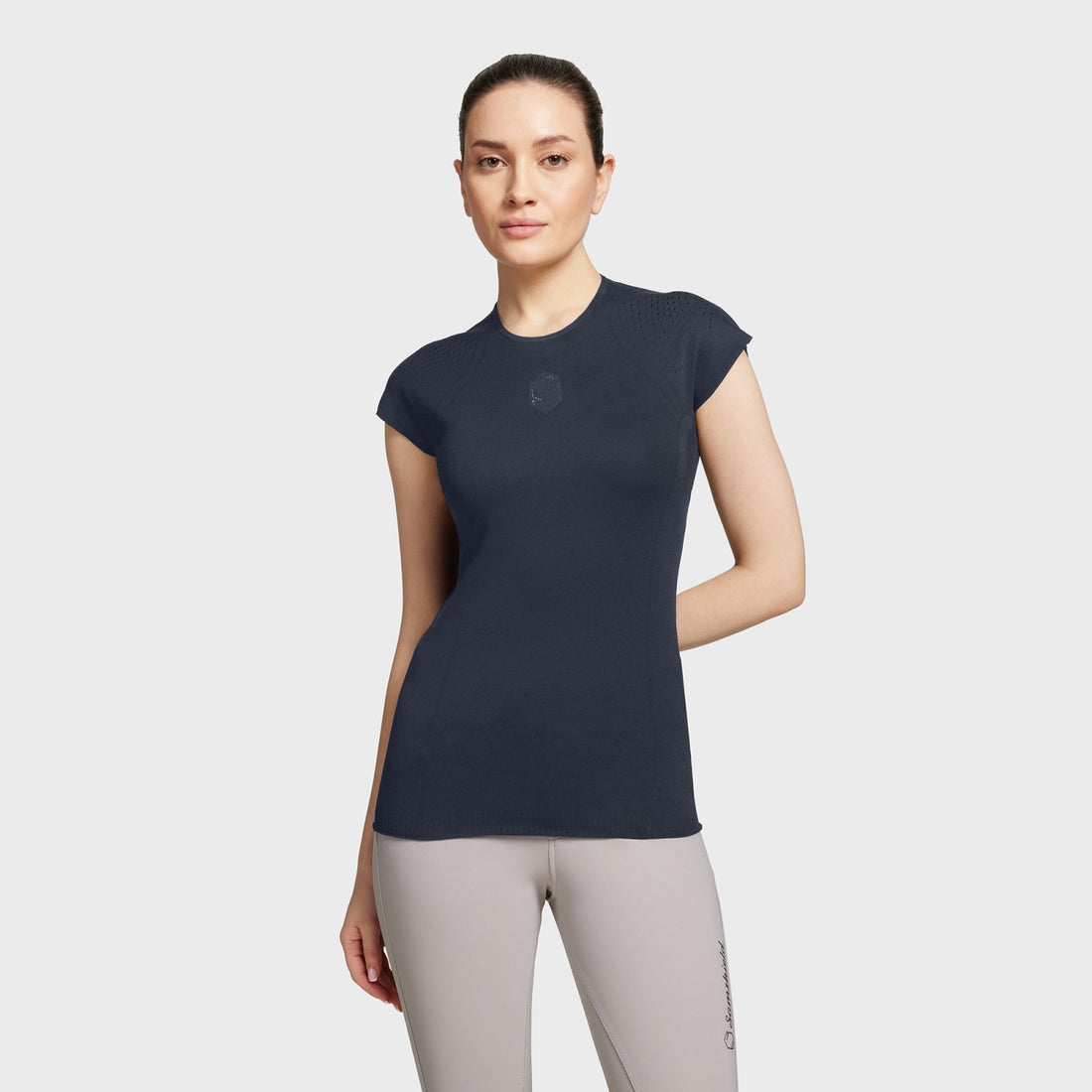 Samshield - T-shirt, Luana, Seamless Shirt - Black SS24