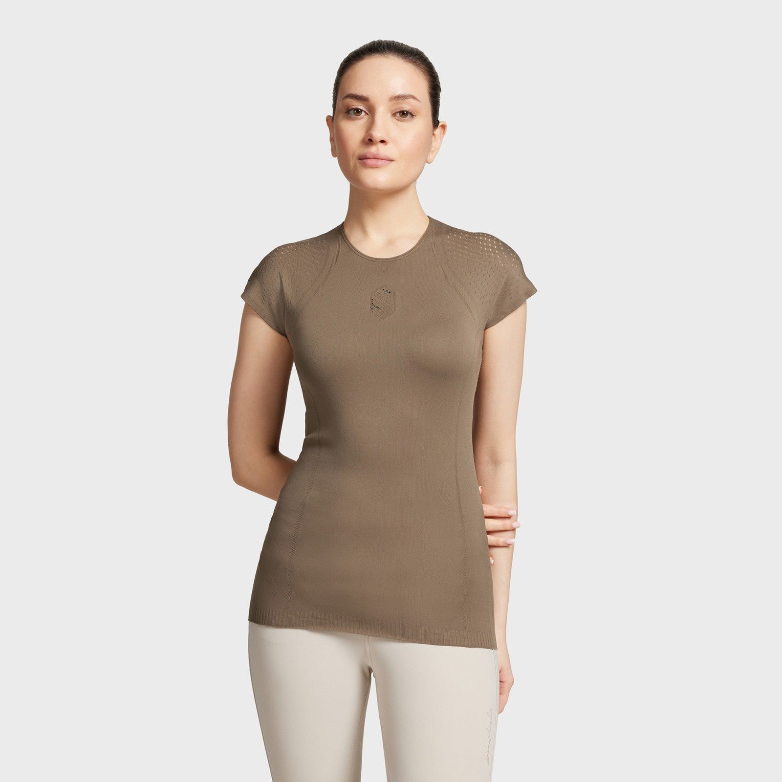 Samshield - T-shirt, Luana, Seamless Shirt - Kaki SS24