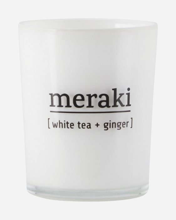 Meraki - Duftlys, White tea &amp; Ginger