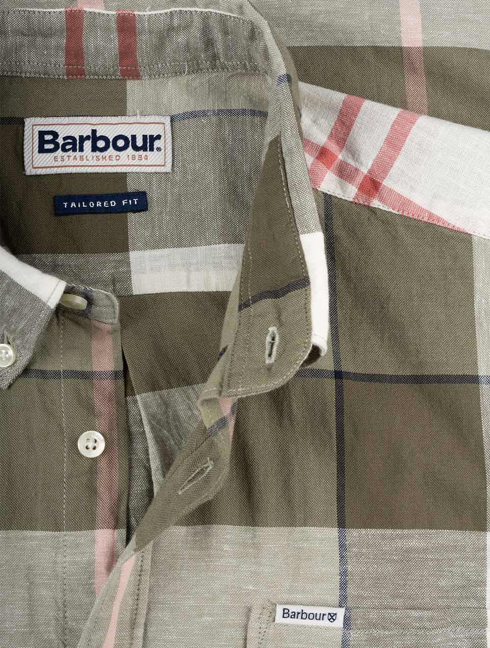 Barbour - Skjorte, Herre, Douglas- Glenmore Olive