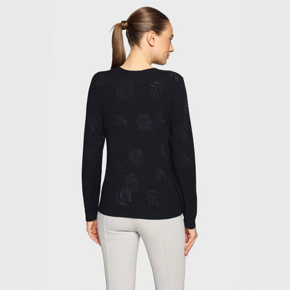 Samshield, Langærmet, Phoebe crystal ferna- Navy