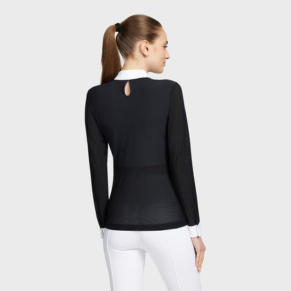 Samshield - Stævnebluse, Dame, Aloise, Langærmet - Black