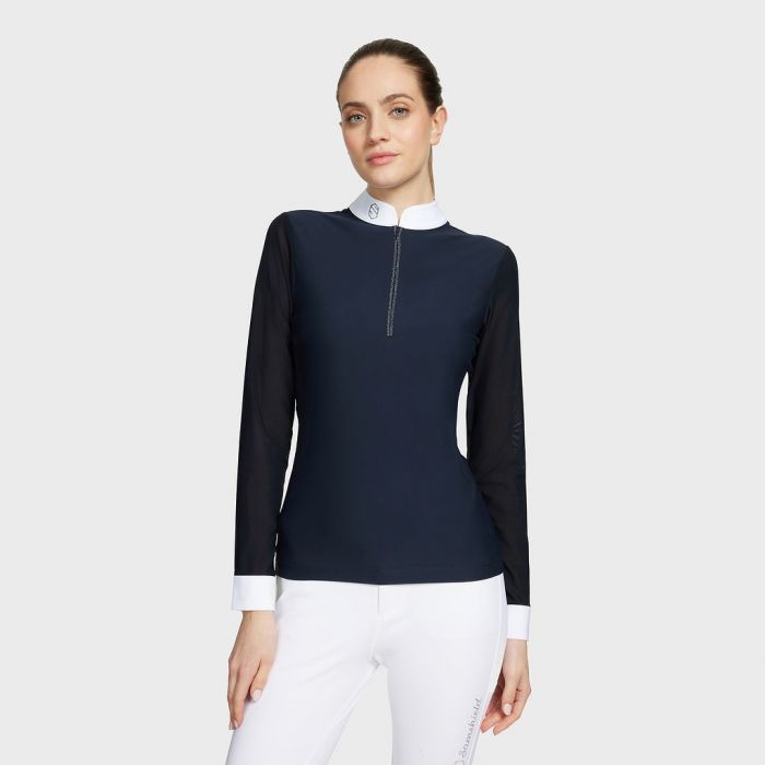 Samshield - Stævnebluse, Dame, Aloise, Langærmet - Navy