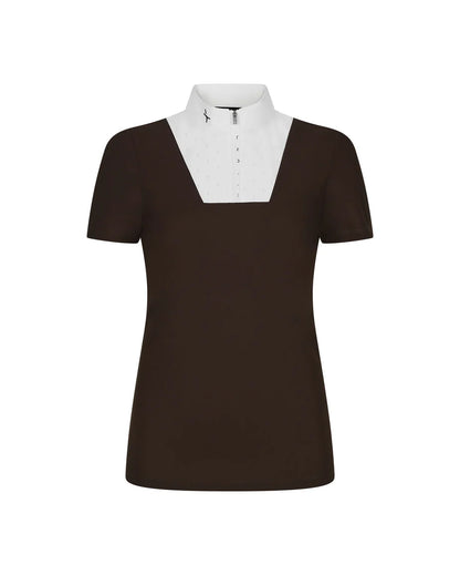 Trolle, aero, polo stævnebluse, Dame -Terra/Hvid