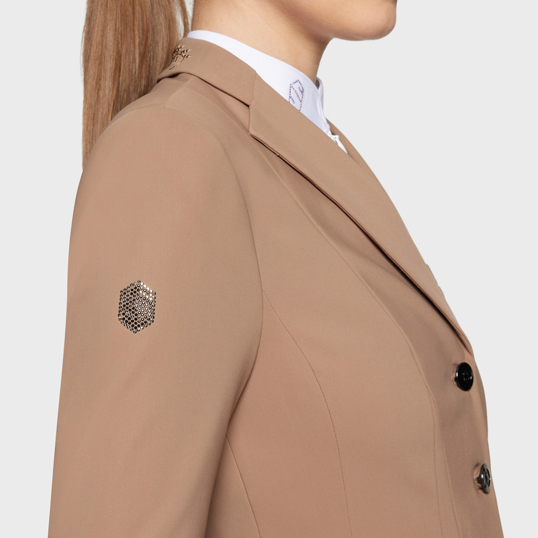 Samshield, Stævnejakke, Victorine Flower Crystal- Camel