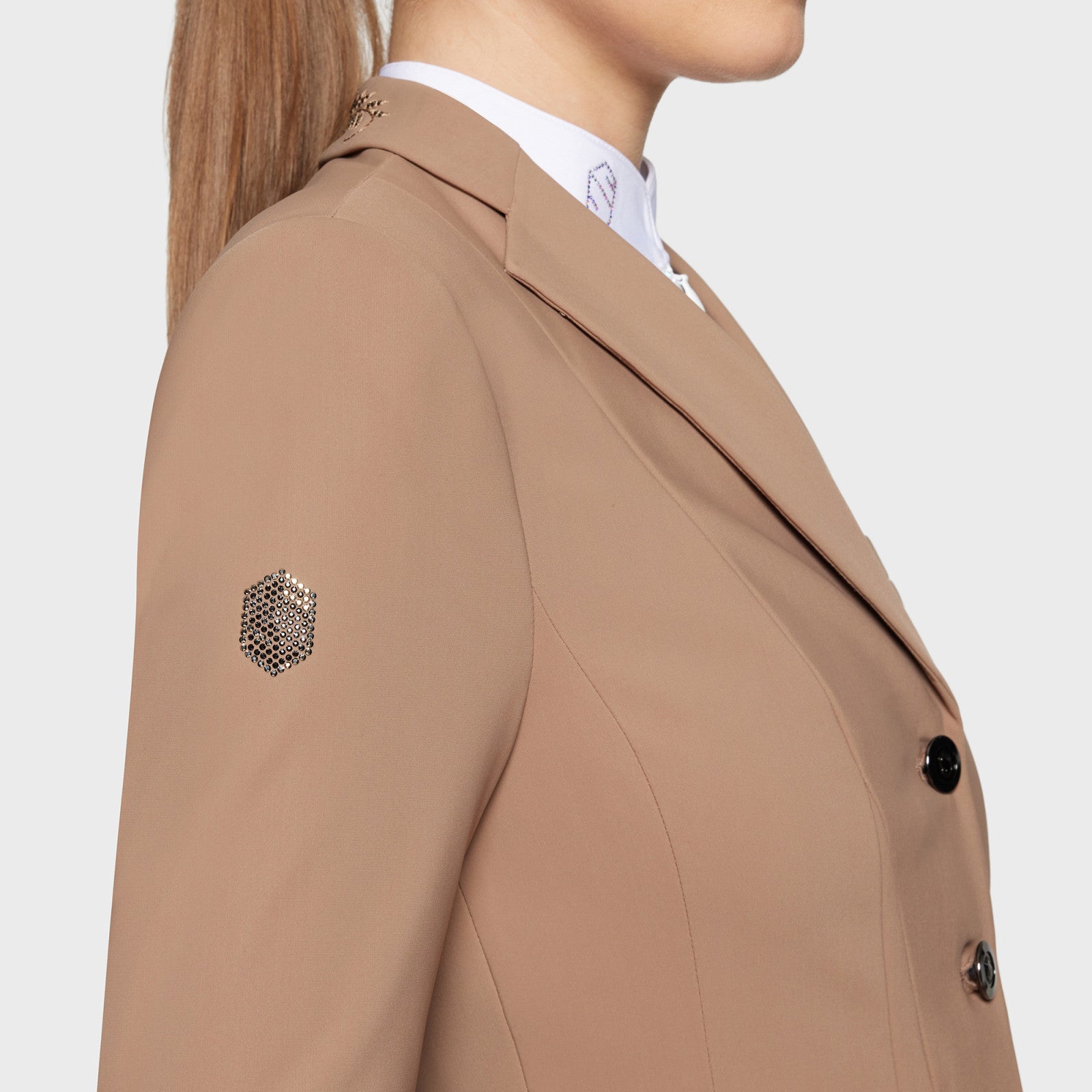 Samshield, Stævnejakke, Victorine Flower Crystal- Camel