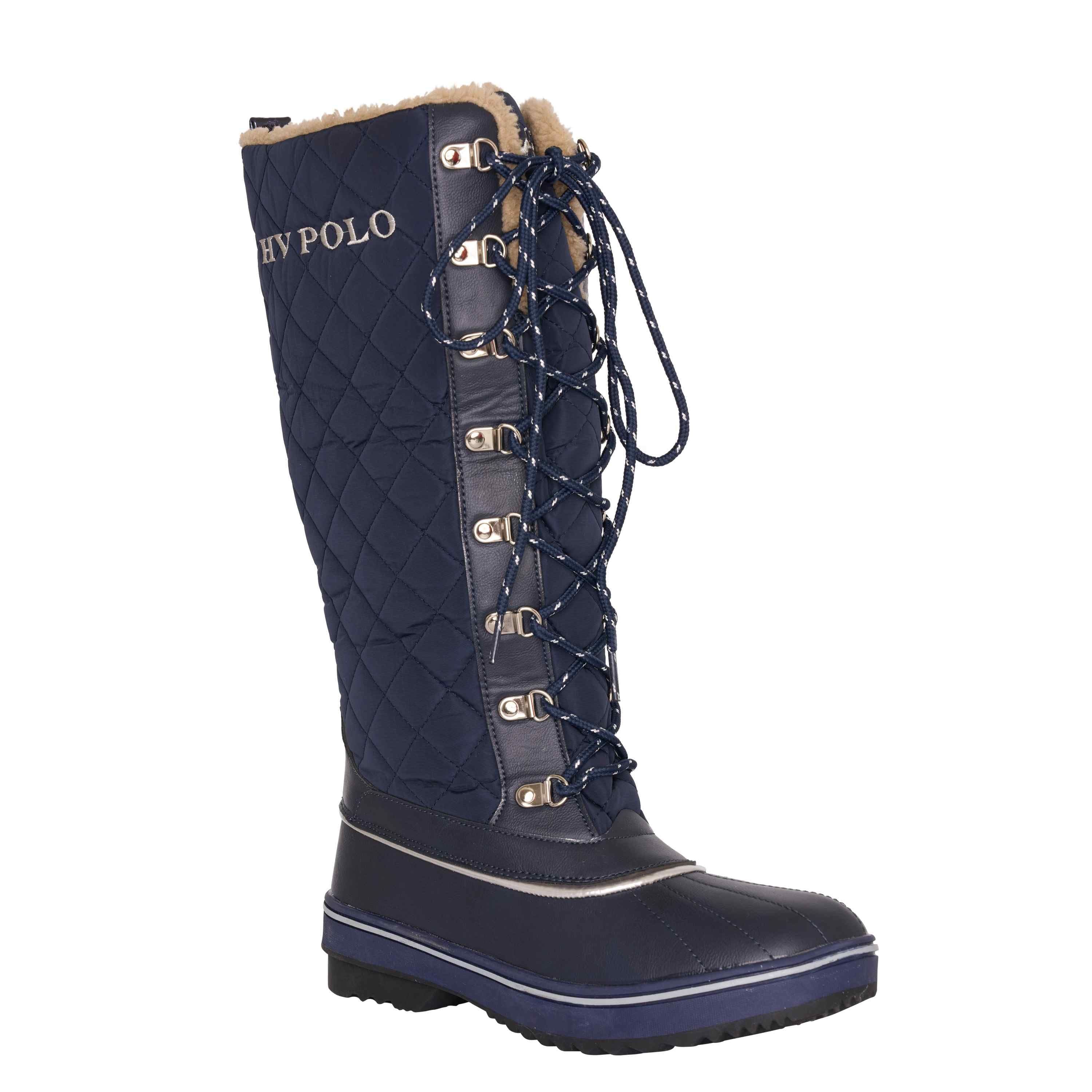 Hv-Polo - Glaslynn Støvle, Lang - Navy